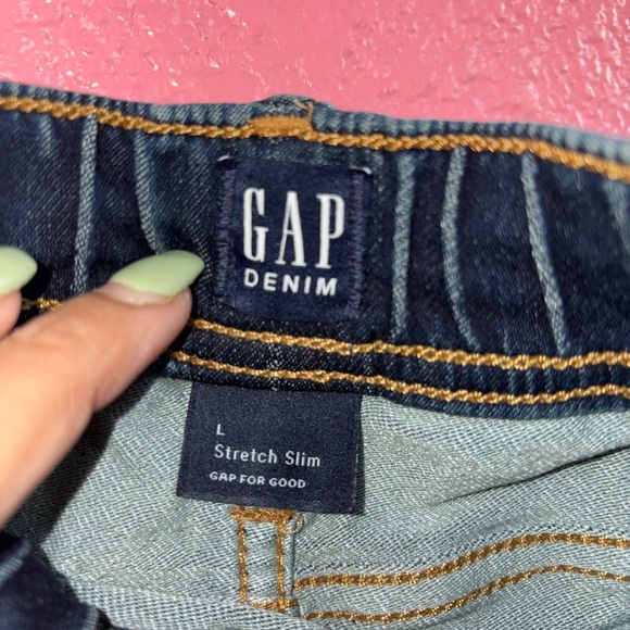 NWT GAP Blue Straight-Leg Jeans Classic Denim - Picture 3 of 4